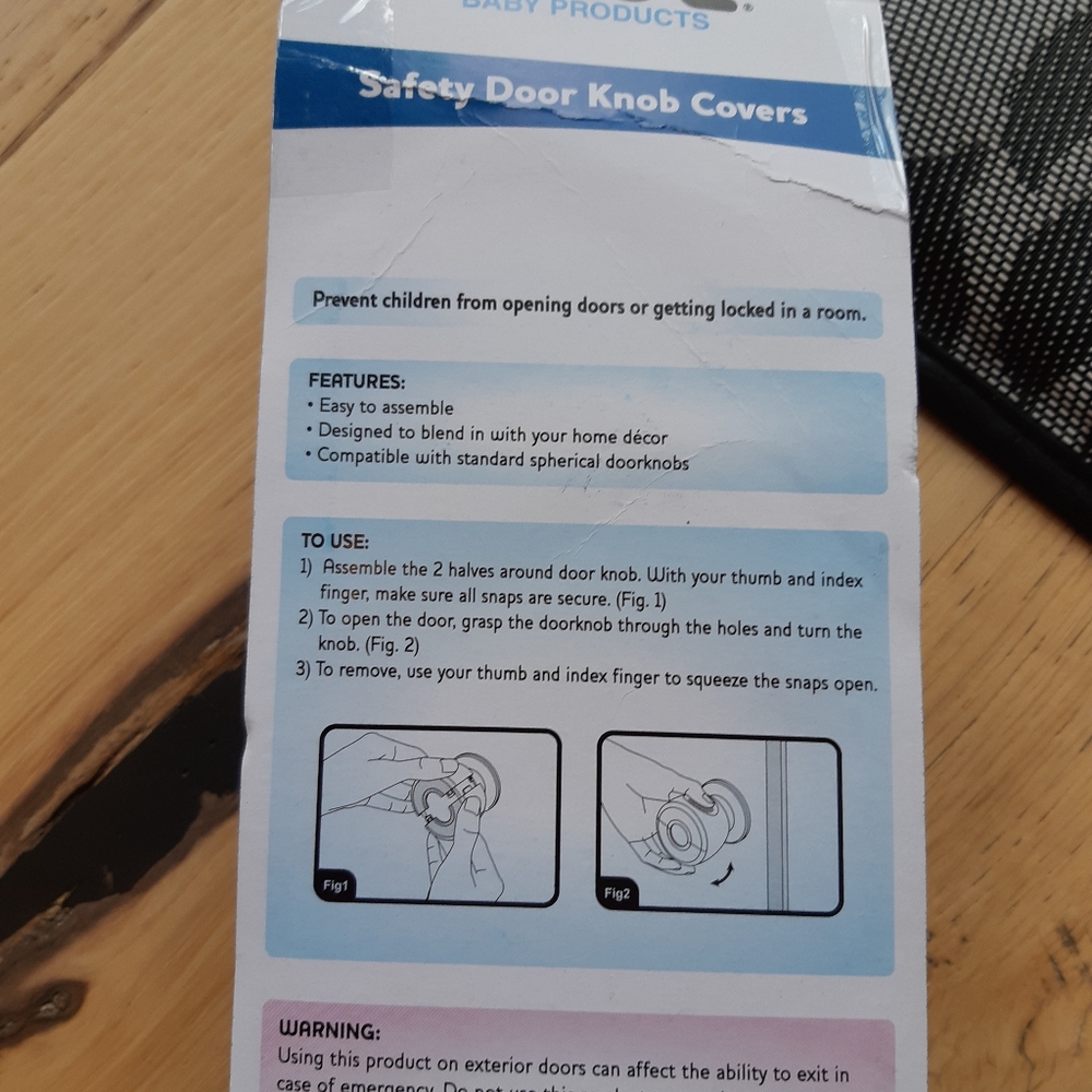 4 pack child safety knob covers - Picture 2 of 4